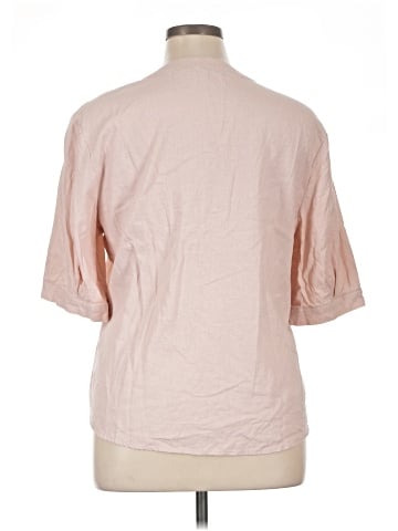 Cable & Gauge 3/4 Sleeve Button-Down Shirt (view 2)