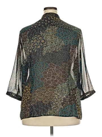 Cj Banks 3/4 Sleeve Blouse (view 2)