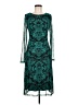 Connected Apparel Teal Cocktail Dress Size 6 - photo 1