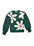 Gap Kids 100% Cotton Floral Green Pullover Sweater Size S (kids) - photo 1