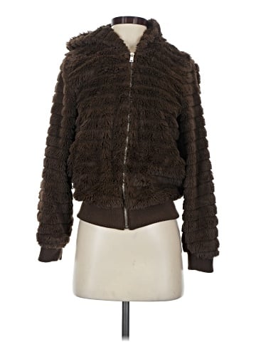 Love Tree Faux Fur Jacket (view 1)