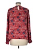 Rose + Olive 100% Polyester Red Long Sleeve Blouse Size M - photo 2