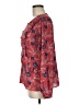 Rose + Olive 100% Polyester Red Long Sleeve Blouse Size M - photo 5