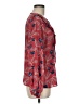 Rose + Olive 100% Polyester Red Long Sleeve Blouse Size M - photo 4