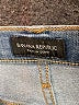 Banana Republic 100% Polyester Solid Blue Jeans Size 24 WAIST PETITE - photo 4