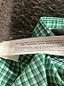 Zara Checkered-gingham Green Short Sleeve Button-Down Shirt Size 4 - 5 - photo 4