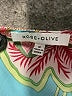 Rose + Olive 100% Polyester Green Short Sleeve Blouse Size M - photo 7