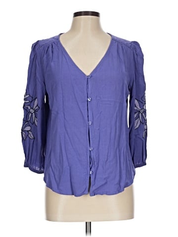 Market and Spruce 3/4 Sleeve Blouse (view 1)