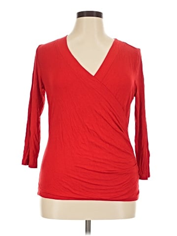Lauren by Ralph Lauren 3/4 Sleeve Top (view 1)