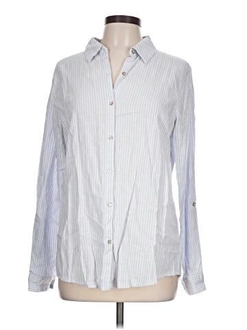 Sigrid Olsen Long Sleeve Button-Down Shirt (view 1)