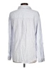 Sigrid Olsen Stripes Silver Long Sleeve Button-Down Shirt Size L - photo 2