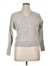 Tahari 100% Cashmere Silver Gray Cashmere Pullover Sweater Size XL - photo 1