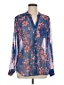 Kut from the Kloth 100% Polyester Blue Long Sleeve Blouse Size M - photo 1