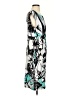 Connected Apparel Graphic Teal Cocktail Dress Size S (estimated) - photo 4