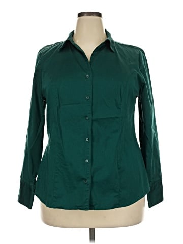 Lane Bryant Long Sleeve Blouse (view 1)
