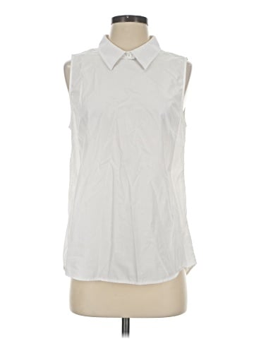 Theory Sleeveless Button-Down Shirt (view 1)