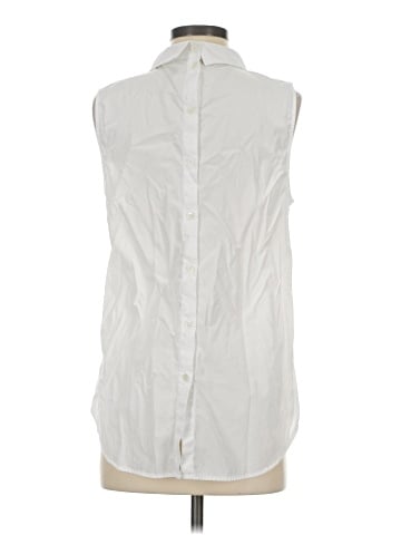 Theory Sleeveless Button-Down Shirt (view 2)