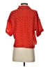 Monki Red Short Sleeve Turtleneck Size XS - photo 1