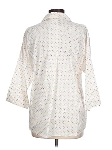 Akris Punto 3/4 Sleeve Button-Down Shirt (view 2)
