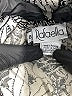 Rafaella 100% Rayon Paisley Gray Short Sleeve Blouse Size 6 - photo 7