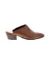Assorted Brands 100% Leather Brown Mule/Clog Size 10 1/2 - photo 1