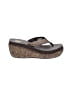 Volatile Brown Wedges Size 7 - photo 1