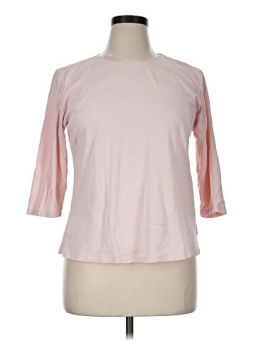 Christopher & Banks 3/4 Sleeve T-Shirt (view 1)