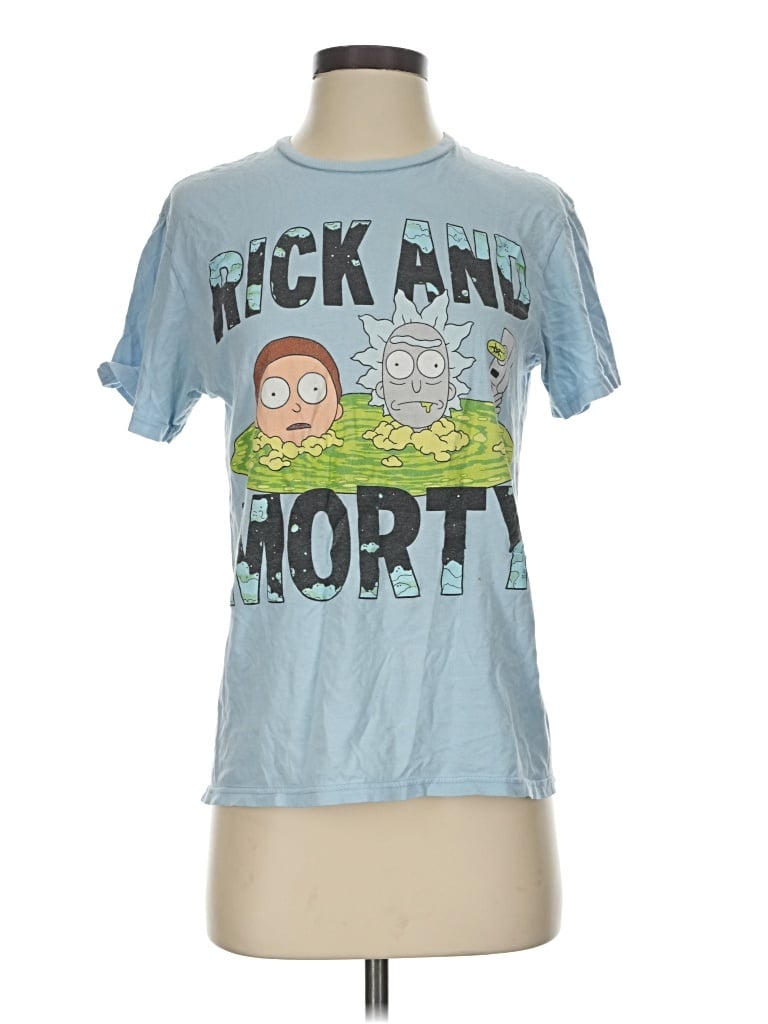 Pre-owned Ripple Junction Short Sleeve T-shirt In Blue