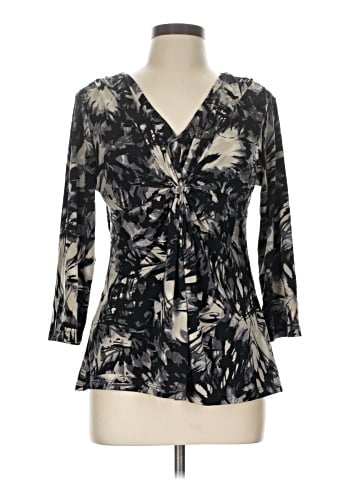 Daisy Fuentes 3/4 Sleeve Blouse (view 1)
