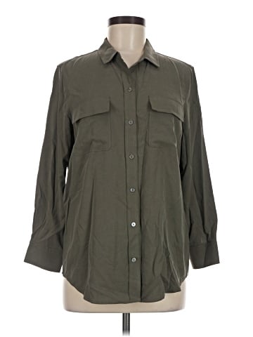 J. McLaughlin 3/4 Sleeve Silk Top (view 1)
