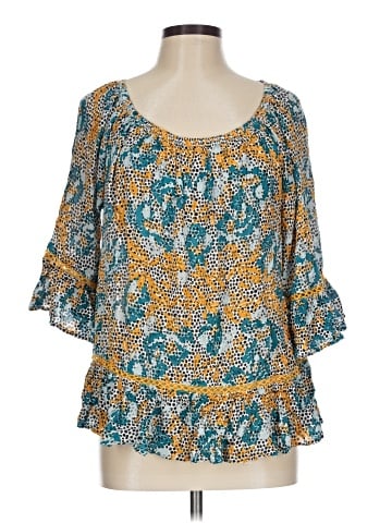 Fever 3/4 Sleeve Blouse (view 1)