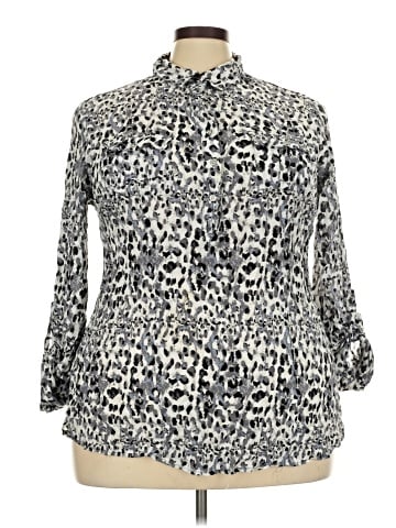 Cato 3/4 Sleeve Blouse (view 1)