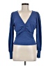 Chaser Blue Long Sleeve Top Size M - photo 1