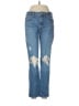 Gap Hearts Blue Jeans Size 6 - photo 1
