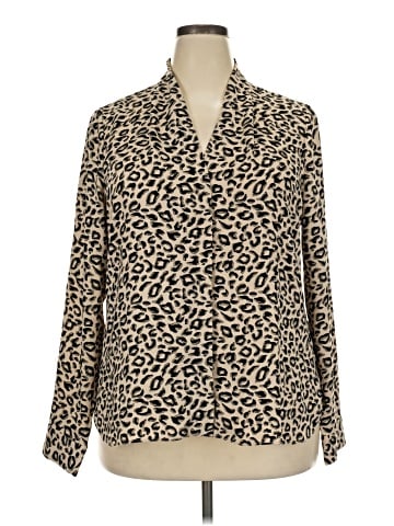 Halogen Long Sleeve Blouse (view 1)