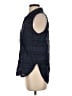 Splendid Black Sleeveless Button-Down Shirt Size XS - photo 5