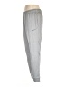 Nike 100% Polyester Solid Gray Sweatpants Size L - photo 5