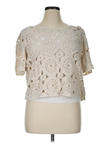 Ultra Pink Short Sleeve Blouse (view 1)