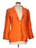 Talbots 100% Linen Orange Blazer Size 12 Petite - photo 1