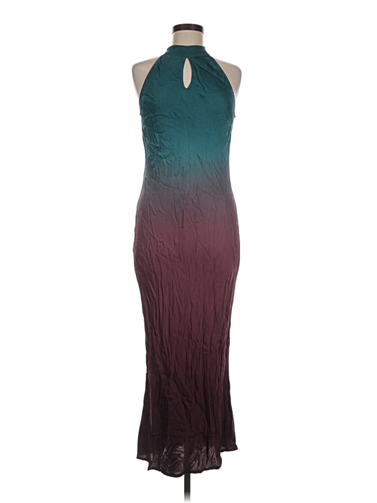 Pre-owned Yfb Cocktail Dress In Teal