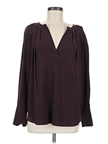 A.L.C. Long Sleeve Silk Top (view 1)