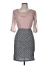 En Focus Studio 100% Polyester Chevron-herringbone Gray Cocktail Dress Size 6 - photo 1