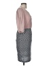En Focus Studio 100% Polyester Chevron-herringbone Gray Cocktail Dress Size 6 - photo 4