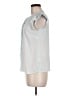 Maison Jules 100% Polyester Gray Short Sleeve Blouse Size M - photo 5
