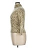 J. McLaughlin 100% Cashmere Animal Print Tan Cashmere Pullover Sweater Size 1X - photo 5
