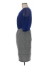 En Focus Studio 100% Polyester Houndstooth Blue Cocktail Dress Size 6 - photo 5