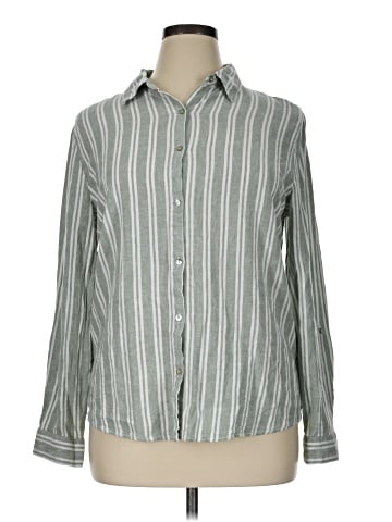 Jones & Co Long Sleeve Button-Down Shirt (view 1)