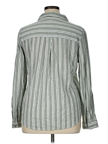 Jones & Co Long Sleeve Button-Down Shirt (view 2)