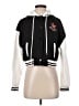 Charlotte Russe 100% Polyester Graphic Black White Jacket Size S - photo 1