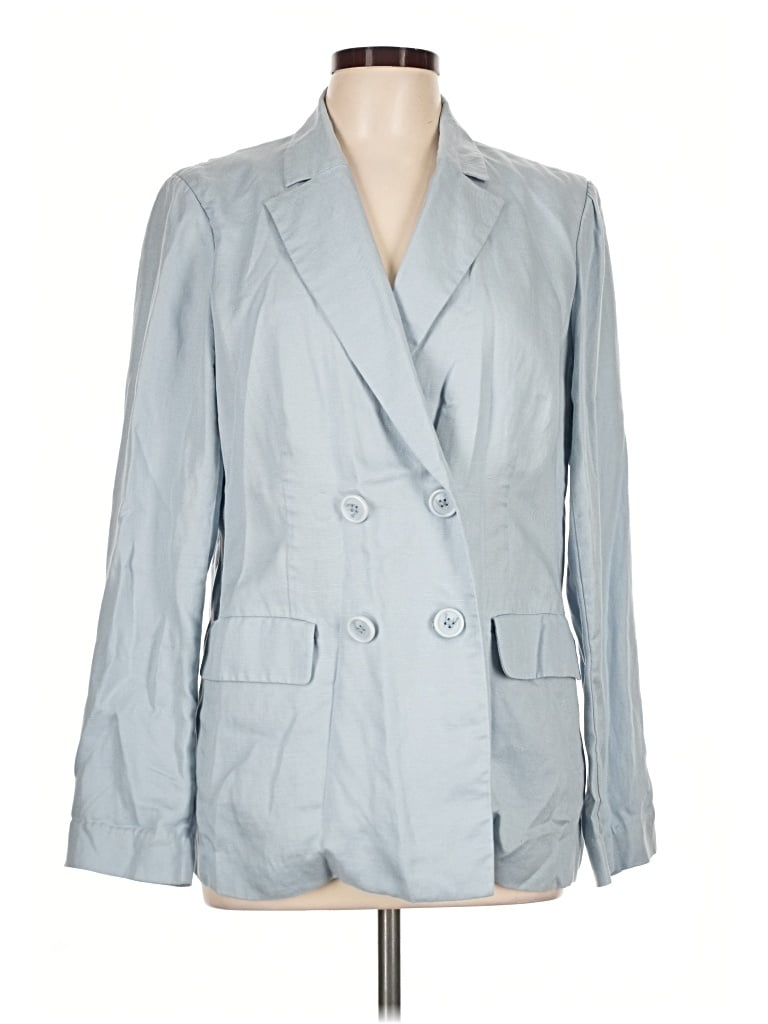 Pre-owned Rosetta Getty Blazer Jacket In Blue